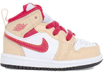 Jordan 1 Mid Light Curry Cardinal (TD)